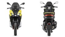 Aprilia SR GT 200 - Yellow - Front and Rear Views