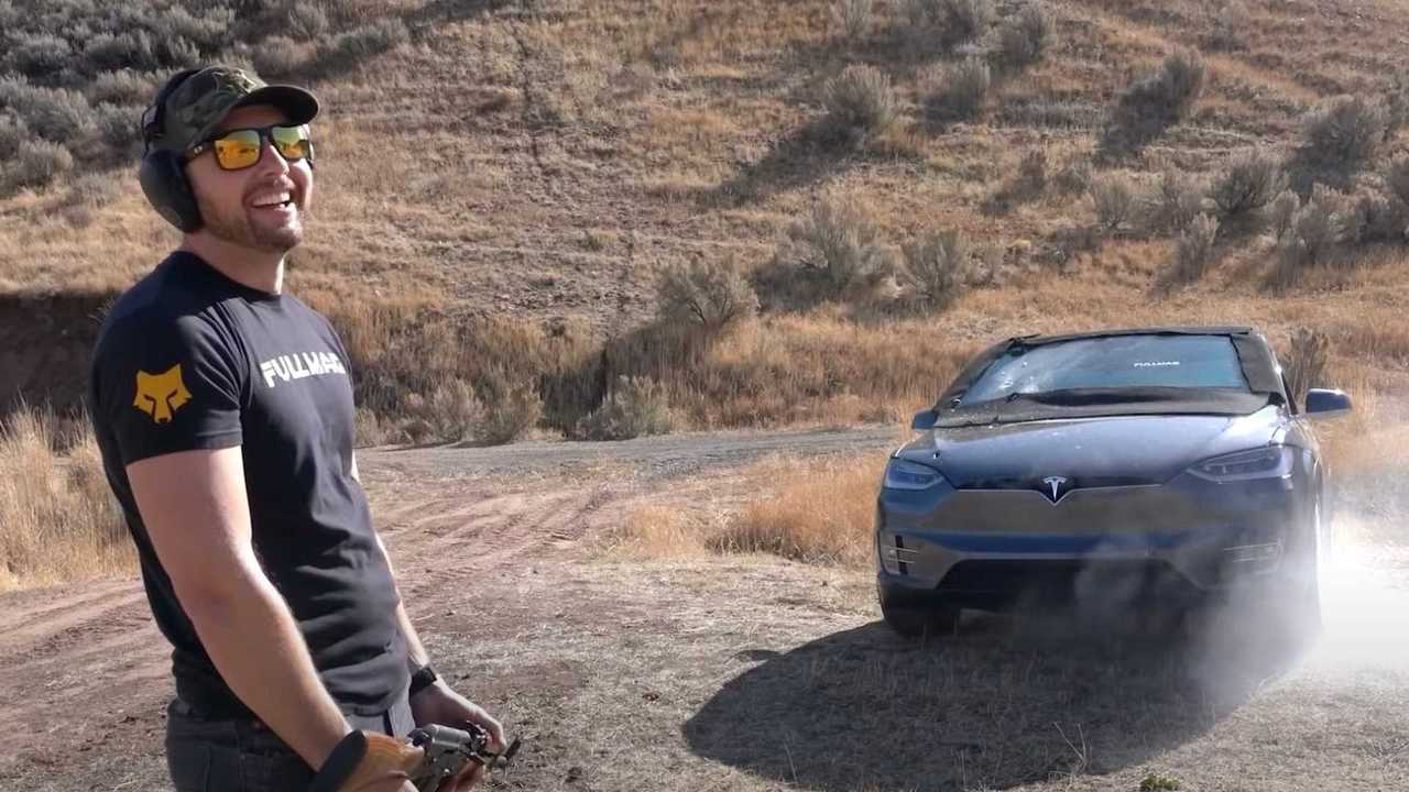 Tesla Model X vs. AK-47