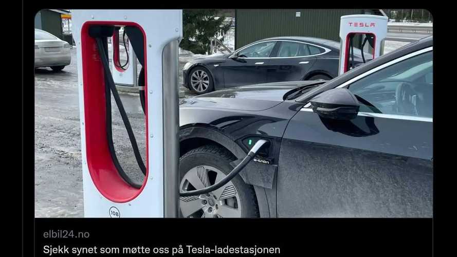 Теперь не только Tesla могут заряжаться на станциях Supercharger