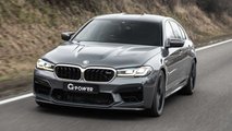 BMW M5 G-Power G5M CS Bi-Turbo Nose On Road