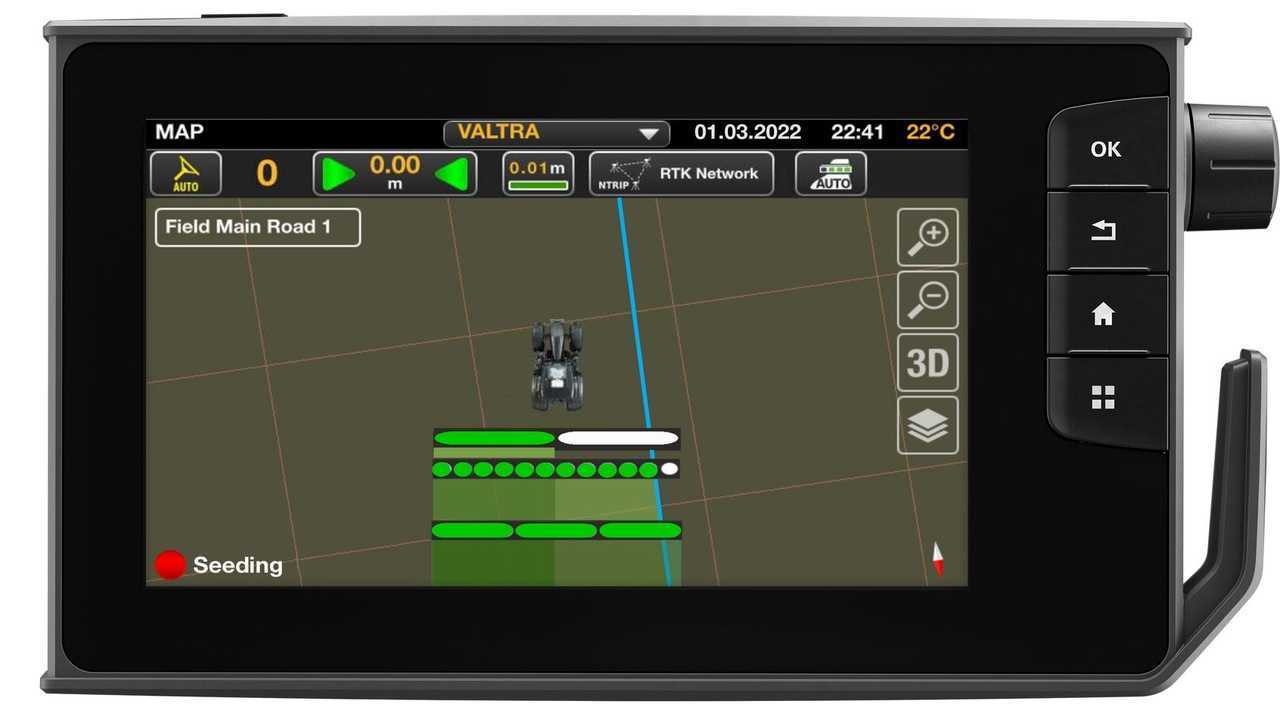 Section Control 96 con Multiboom di Valtra