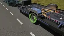 Airstream eStream Travel Trailer Concept powertrain CGIs