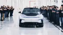 First pre-production Faraday Future FF 91 ultra-luxury EV