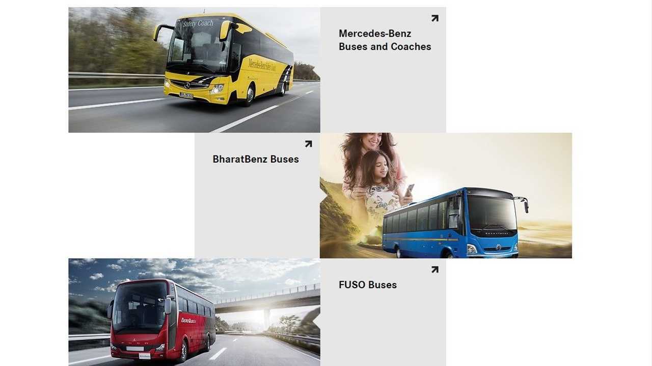 Nuovo sito Daimler Truck pagina Bus marchi