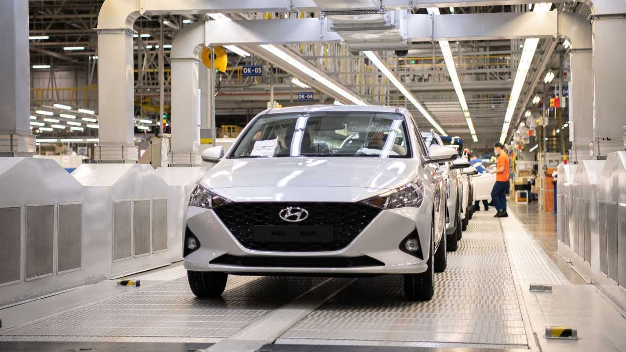 Завод Hyundai в Санкт-Петербурге