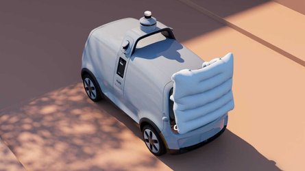 nuro revealed car airbag outside