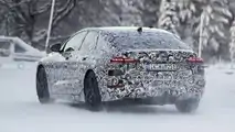 Audi A6 E-Tron Rear View Spy Photo