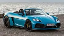 2025 Porsche Boxster EV unofficial rendering