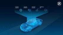 Le componenti della nuova piattaforma ZF per auto elettriche