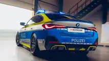 BMW i4 per la polizia tedesca, il tuning di AC Schnitzer