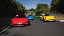 Porsche Taycan Manthey Kit, il test al Nurburgring