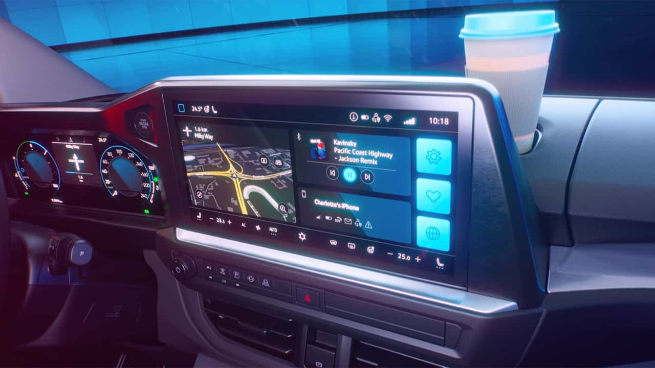 Nuovo Transporter T7 - Interni digital cockpit e infotainment