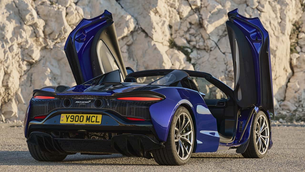 2025 McLaren Artura Spider Rear 3/4