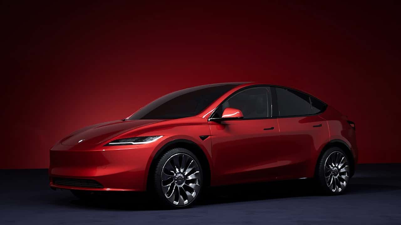 GYbenzi Brake Caliper Covers For Tesla Model Y - Red Aluminum Alloy Covers 2020-2024 Models