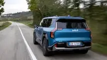 Kia EV9 2024 - Foto della prova su strada
