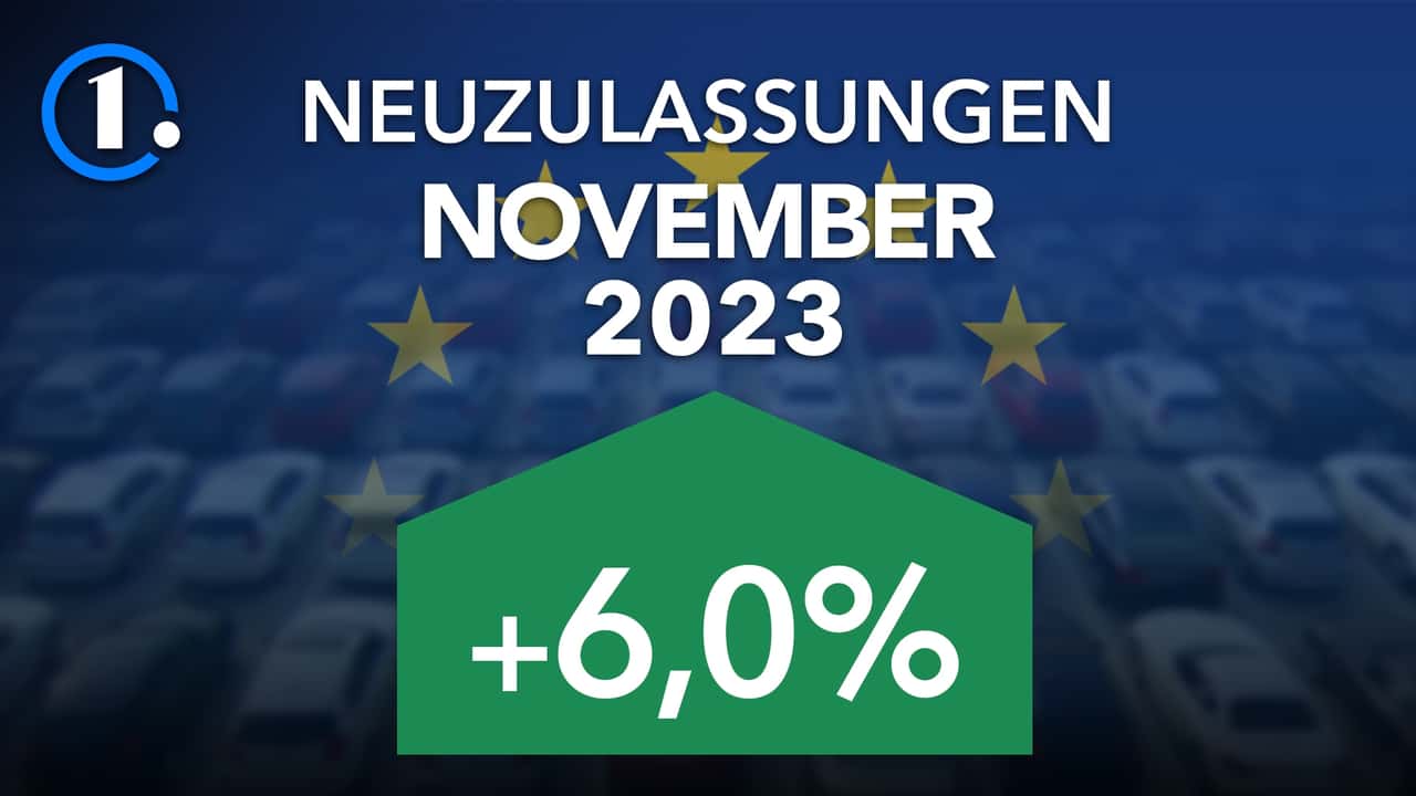 Neuzulassungen Europa November 2023