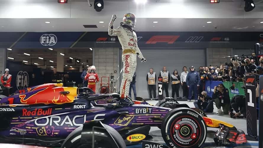 Verstappen, 'premio gordo' en Las Vegas; Pérez, subcampeón de 2023