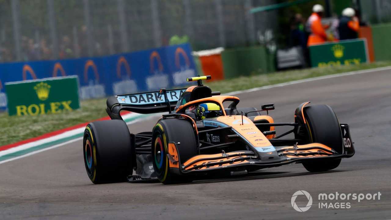 Lando Norris at Emilia Romagna GP 2022