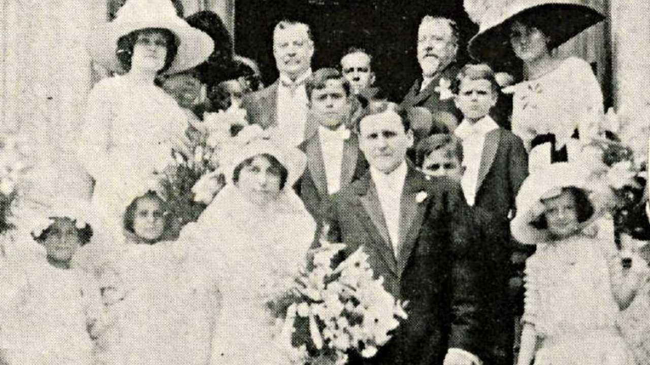 Virginia Lowndes no dia de seu casamento(1912)