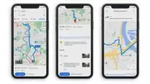 Foto app Google Maps bici