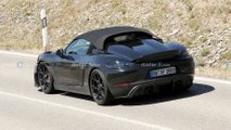 Foto spia posteriore Porsche 718 Boxster Spyder RS