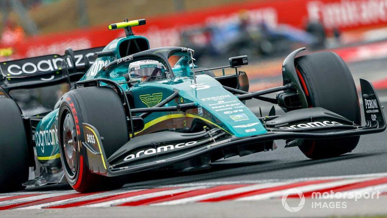 Sebastian Vettel at Hungarian GP 2022