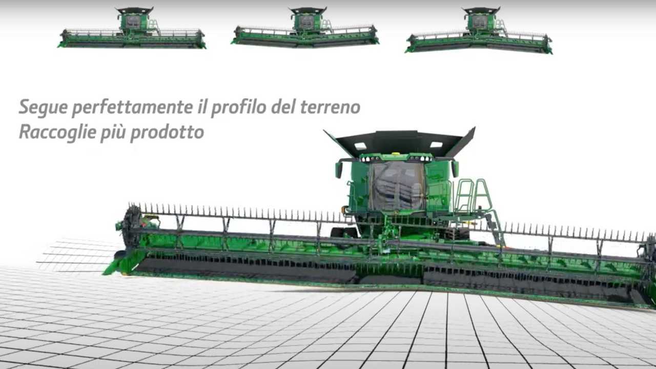 Mietirebbiatrice John Deere Serie X9: come funziona