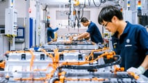 BMW-Hochvoltbatteriemontage in Shenyang 