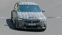 BMW M5 2024, le nuove foto spia al Nurburgring