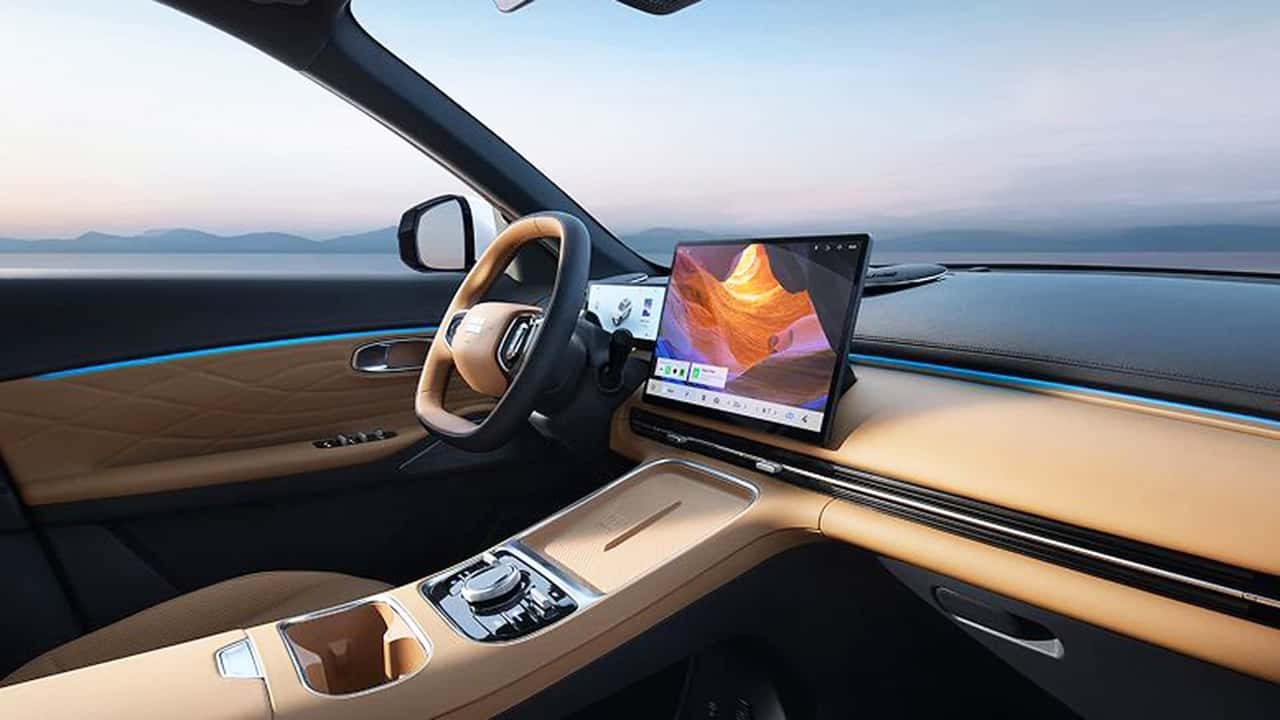 Geely Starray, el interior del nuevo SUV híbrido enchufable chino