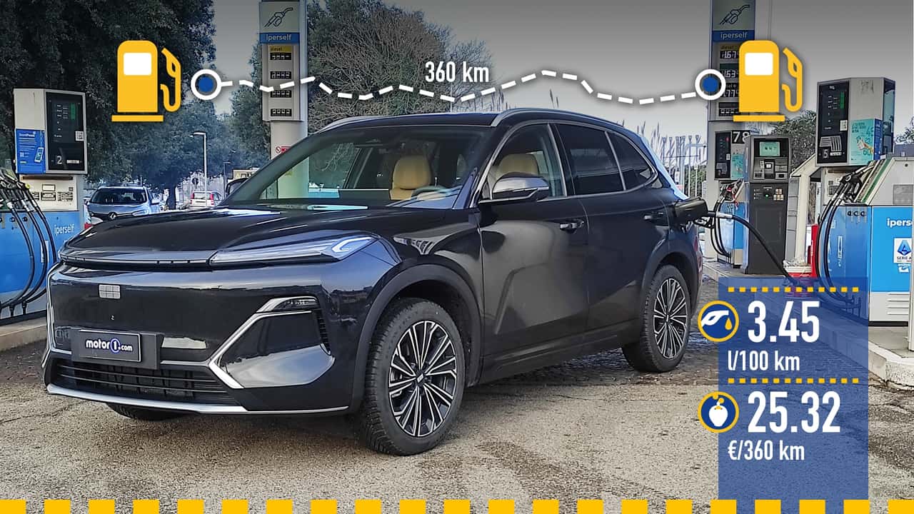 Geely Starray ibrida plug-in (2026), la prova dei consumi reali