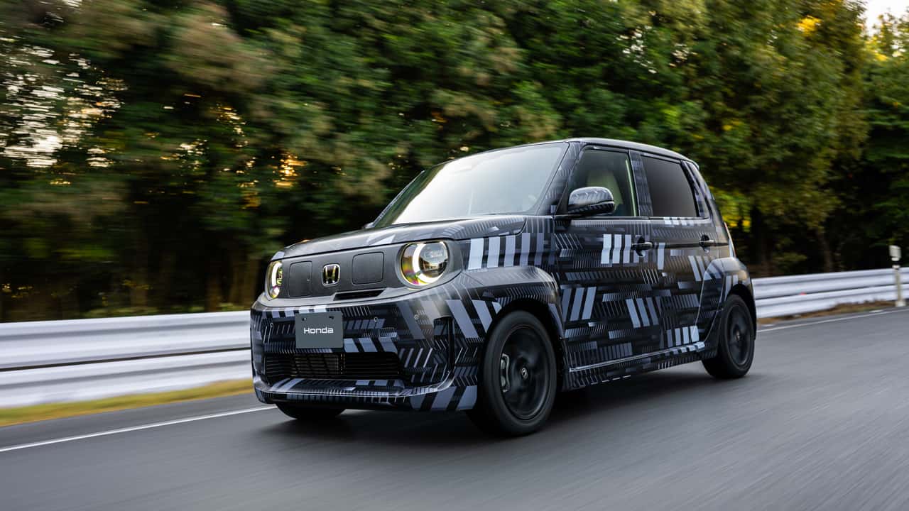 Erste Fahrt mit dem Honda Super One Prototyp