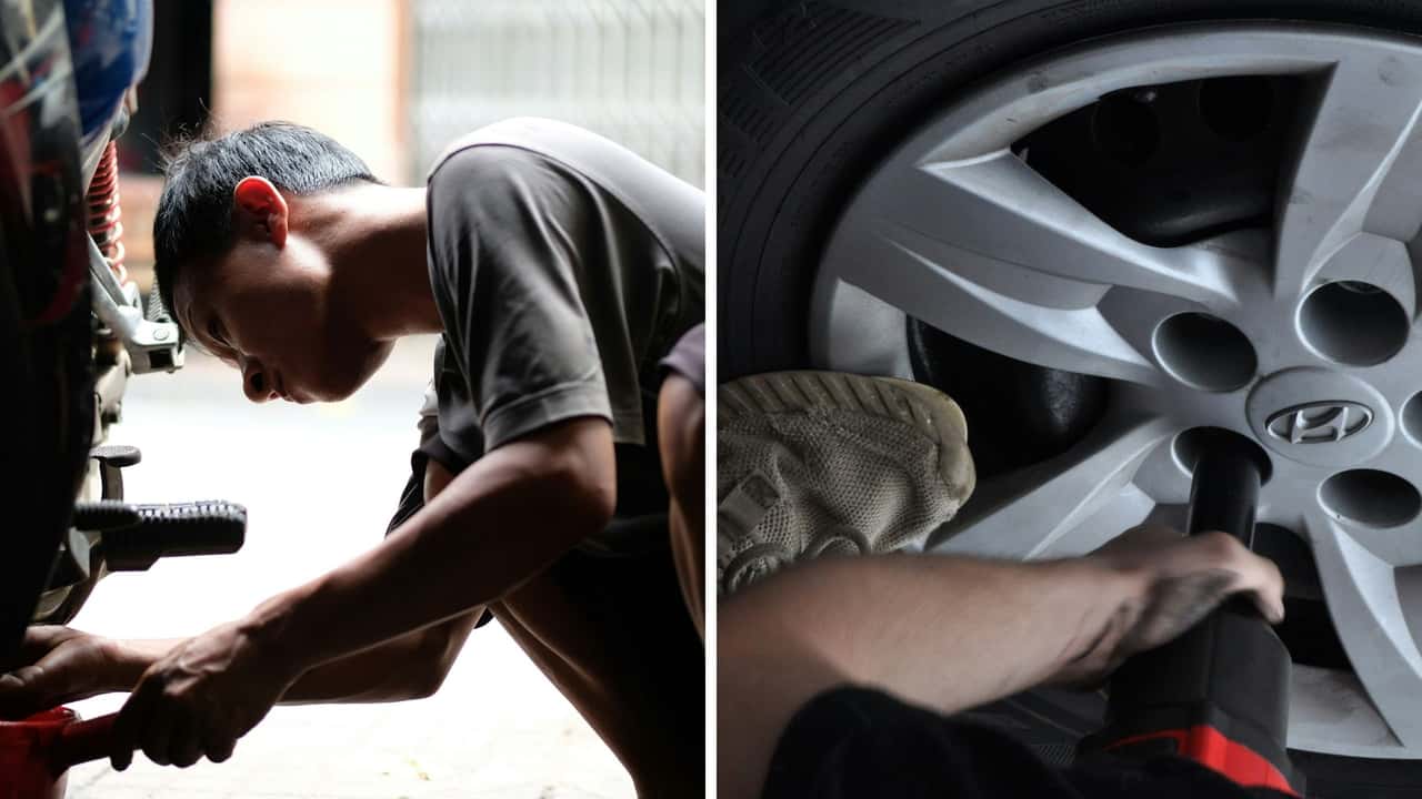 Customer brings in tire under warranty. Then a mechanic catches him cheating