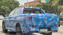 Flagra: picape da BYD rival da Toro já roda em versão final 