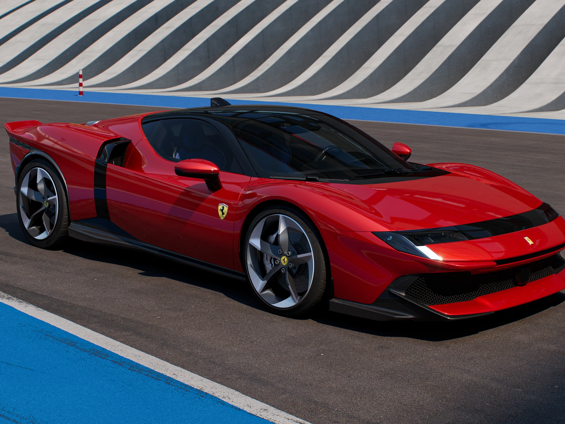 Ferrari Testarossa 1/8フェラーリテスタロッサ Ferrari Testarossa está de volta com 1.050 cv e três motores elétricos