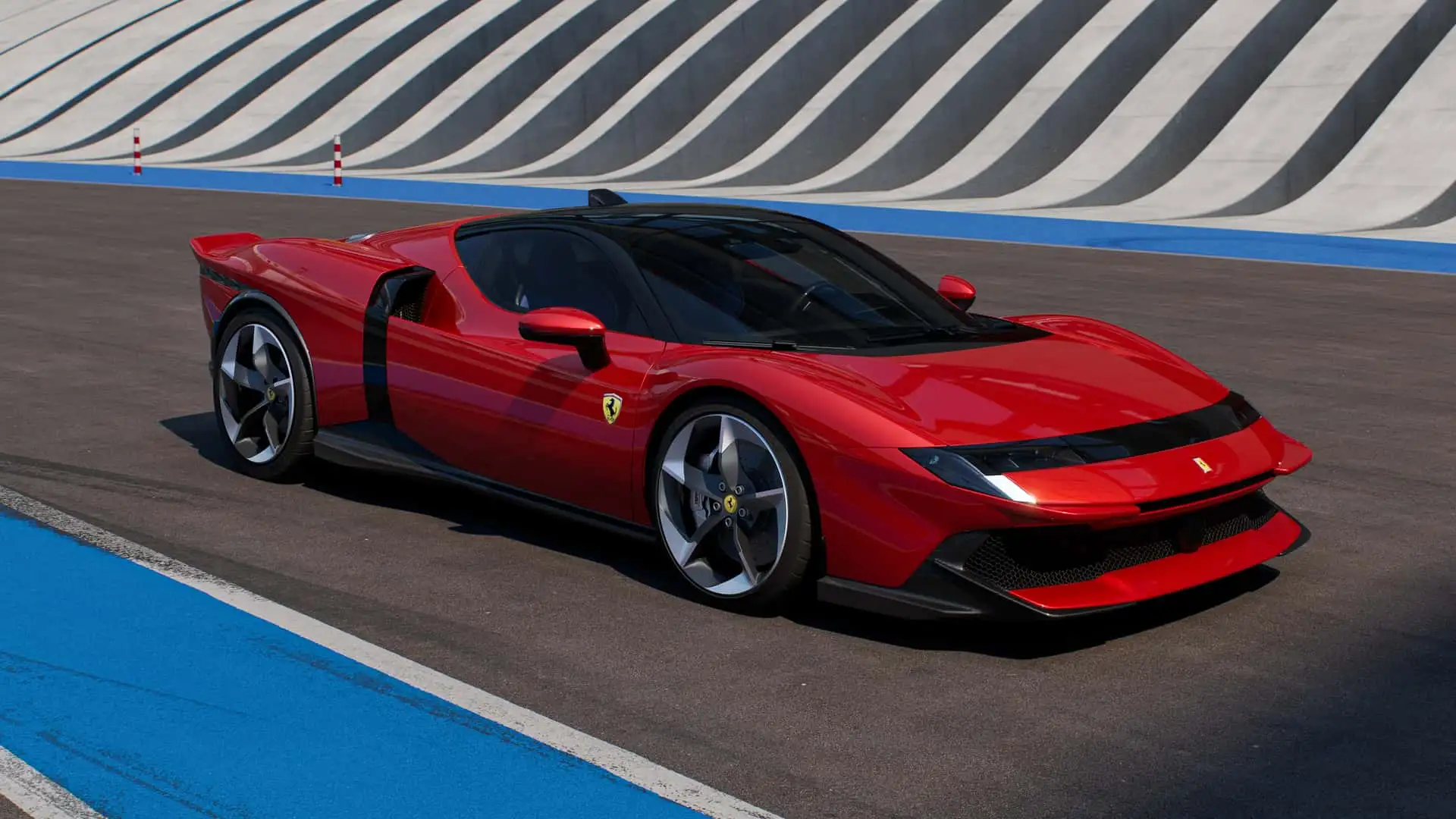 Ferrari Testarossa está de volta com 1.050 cv e três motores elétricos