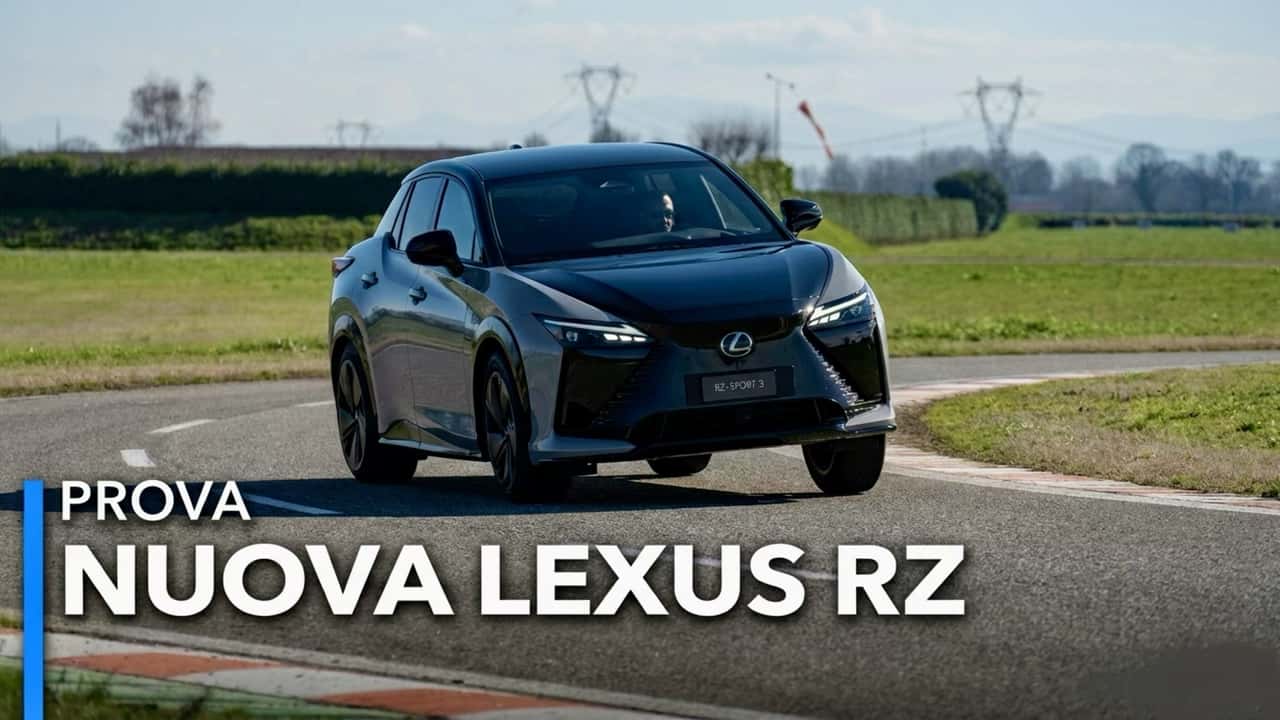 Lexus RZ, l'auto con il volante e il cambio virtuali