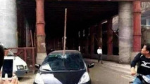Honda Fit accident in China