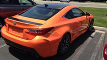 Lexus RC F with Solar Flare paint