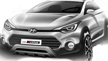 Hyundai i20 Active design sketch