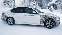 2016 BMW 3-Series hybrid spy photo