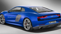 Audi R8 rendering / Theophilus Chin