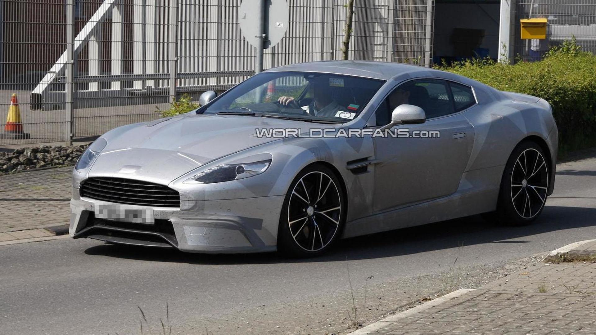 Aston Martin DB9 successor spied in silver | Motor1.com Photos