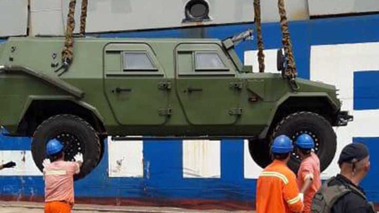 Llegaron los blindados chinos para la Cumbre del G20 en Buenos Aires