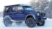 Mercedes G-Klasse 4x4² fast ungetarnt erwischt