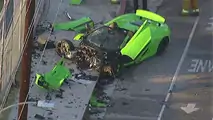 McLaren 650S Spider crash in Los Angeles