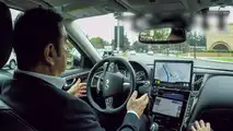 Carlos Ghosn drives Infiniti Q50 autonomous prototype