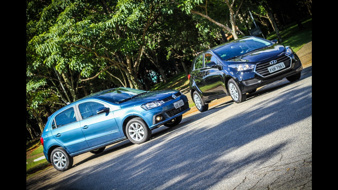 Teste CARPLACE: VW Gol 2017 tenta revanche contra o Hyundai HB20
