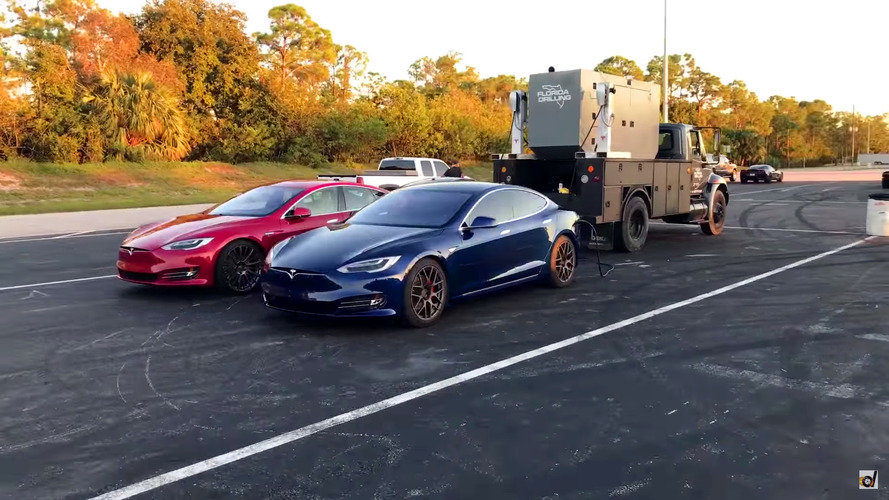 Tesla Model S P100D drag rekoru