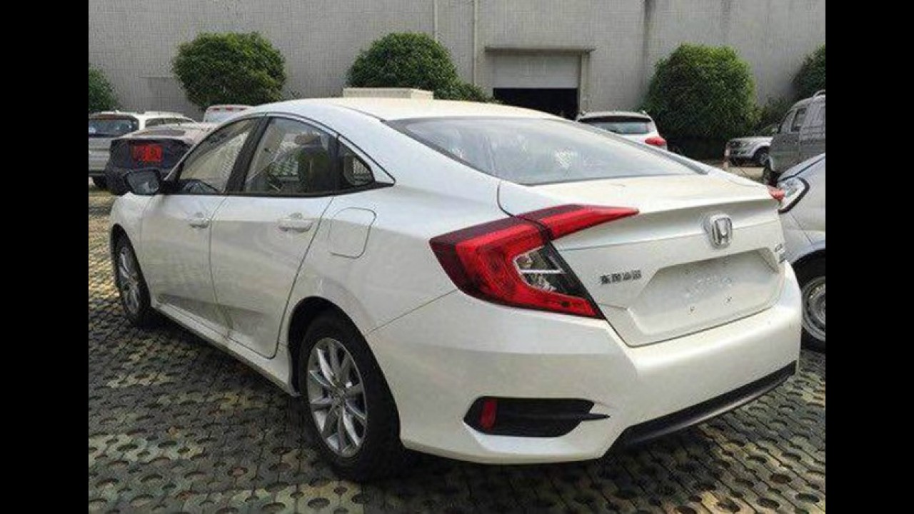 Novo Honda Civic 2017 é flagrado com o inédito motor 1.0 i-VTEC turbo